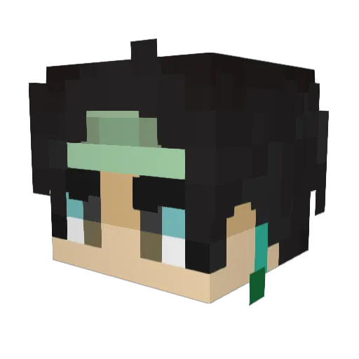 JoshThePeanut Minecraft avatar head, 3D render