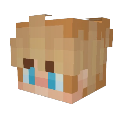Josh_Cew Minecraft avatar head, 3D render