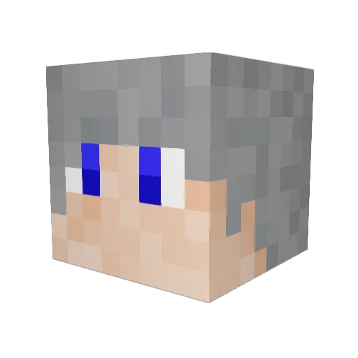 Josh_Iceshards Minecraft avatar head, 3D render