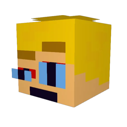 Josh_MC Minecraft avatar head, 3D render