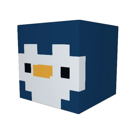 Joshhzz Minecraft avatar head, 3D render