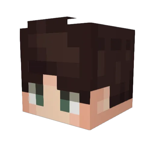 Joshi181 Minecraft avatar head, 3D render