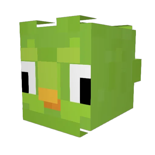 Joshi2_1 Minecraft avatar head, 3D render