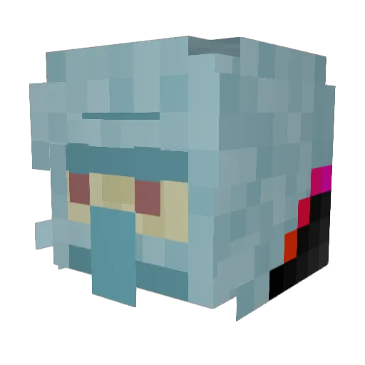 Joshi535 Minecraft avatar head, 3D render