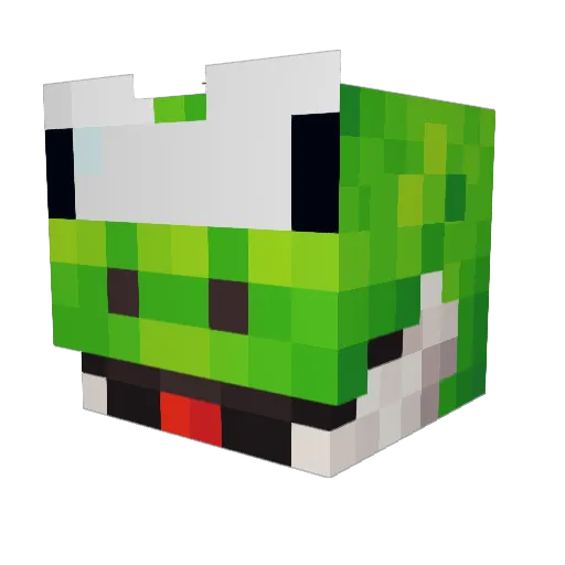 JoshiLP_2018 Minecraft avatar head, 3D render