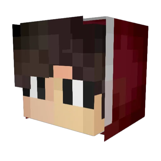 JoshiMonsta Minecraft avatar head, 3D render
