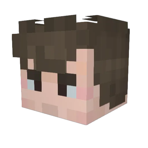 JoshiXVII Minecraft avatar head, 3D render