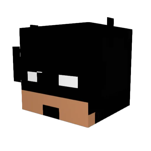 Joshin1232 Minecraft avatar head, 3D render