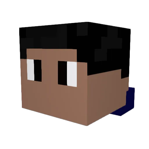 Joshing_U Minecraft avatar head, 3D render