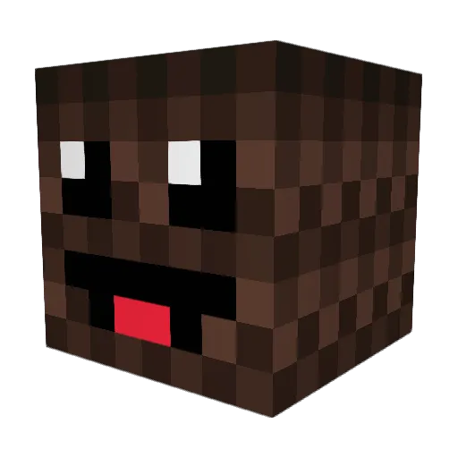 Joshiplier1000 Minecraft avatar head, 3D render