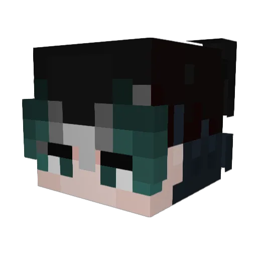 Joshix24 Minecraft avatar head, 3D render