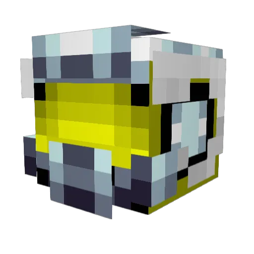 Joshlance Minecraft avatar head, 3D render