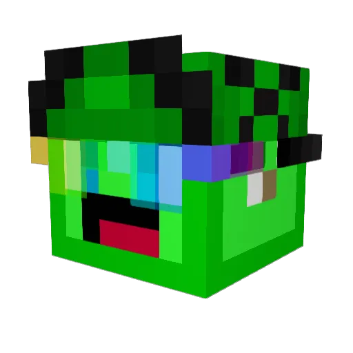 Joshmaster3756 Minecraft avatar head, 3D render