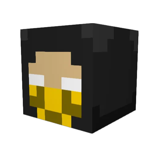 Joshndill Minecraft avatar head, 3D render