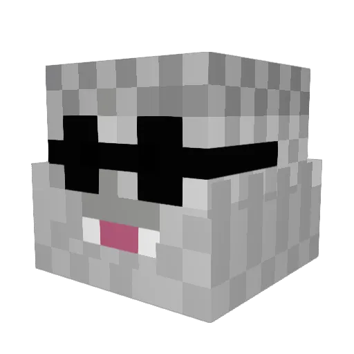 Josho1252 Minecraft avatar head, 3D render