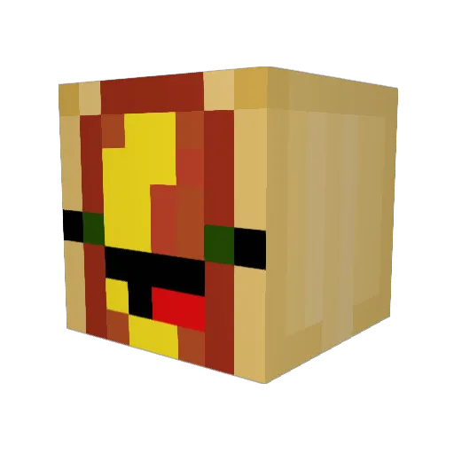 Joshtann Minecraft avatar head, 3D render