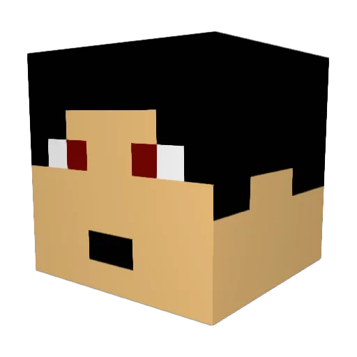 JoshtheMAN108 Minecraft avatar head, 3D render