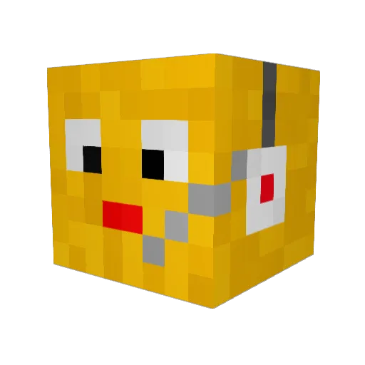 JoshthePosh Minecraft avatar head, 3D render