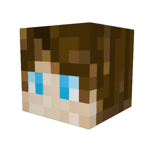 JoshuaBananas Minecraft avatar head, 3D render