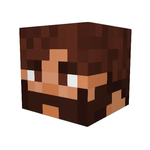 JoshuaCutie Minecraft avatar head, 3D render