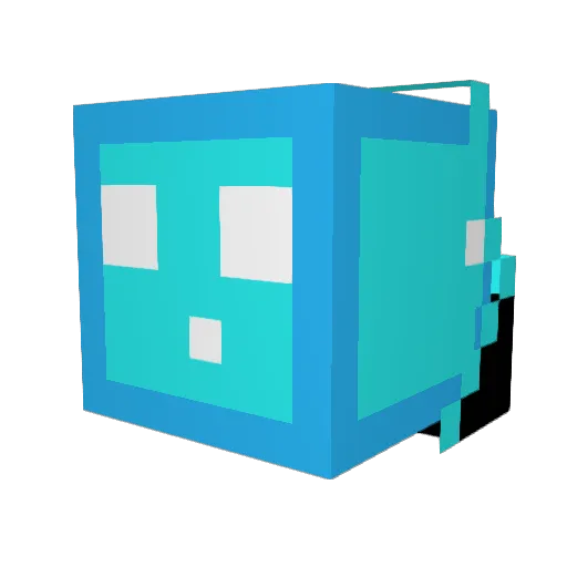JoshuaGE Minecraft avatar head, 3D render