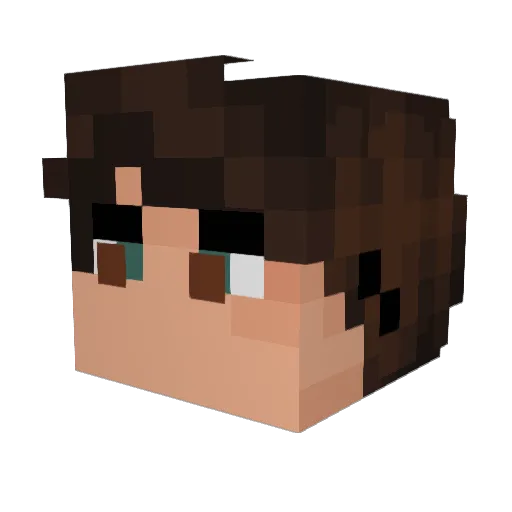 JoshuaK_01 Minecraft avatar head, 3D render