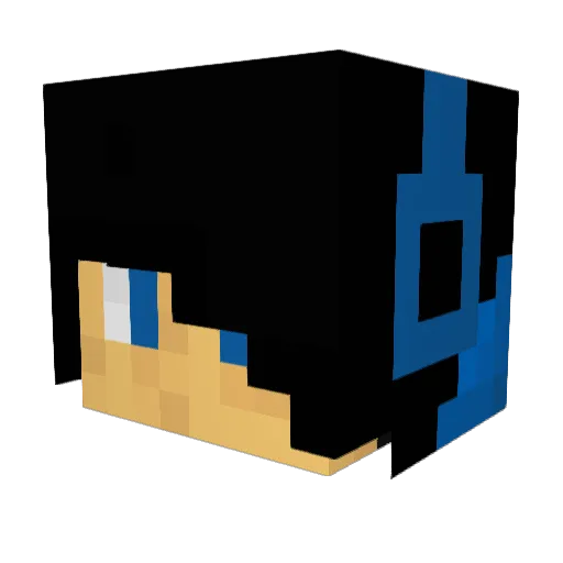 JoshuaP0430 Minecraft avatar head, 3D render