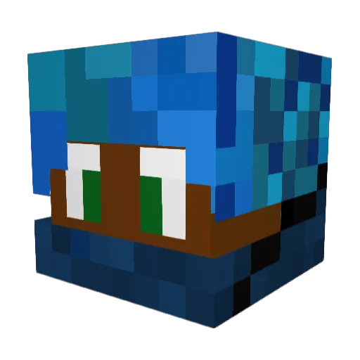 JoshuaSterre Minecraft avatar head, 3D render