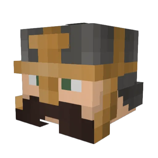 JoshuaSzelazek Minecraft avatar head, 3D render