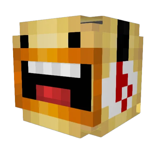 JoshuaTheGangsta Minecraft avatar head, 3D render
