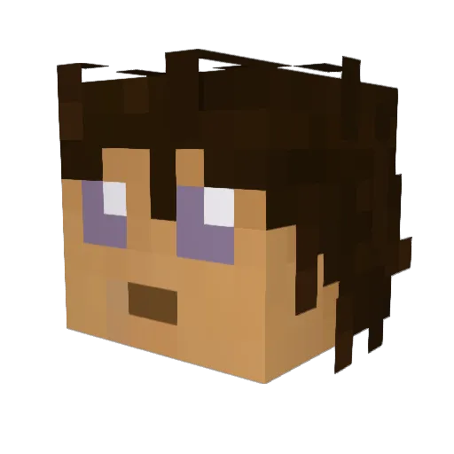 JoshuaYan Minecraft avatar head, 3D render