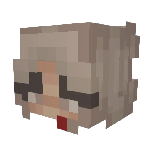 Joshuaautry Minecraft avatar head, 3D render