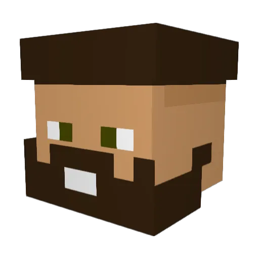 Joshuaey13 Minecraft avatar head, 3D render