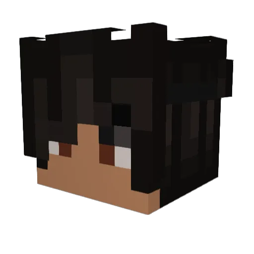 Joshy277 Minecraft avatar head, 3D render