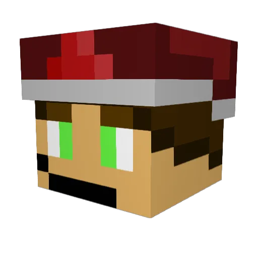 Joshy_Land Minecraft avatar head, 3D render