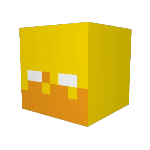 Joshyiscool Minecraft avatar head, 3D render