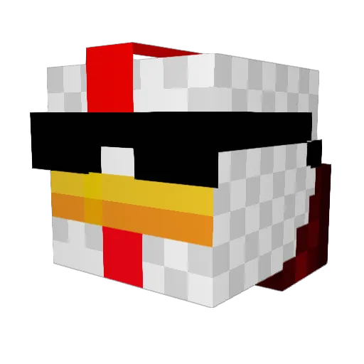 Joshyj02 Minecraft avatar head, 3D render