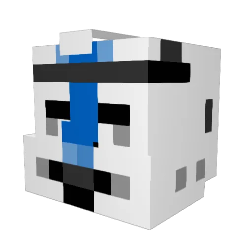 Joshytus Minecraft avatar head, 3D render
