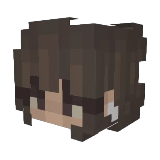 JosiCaracciolo Minecraft avatar head, 3D render