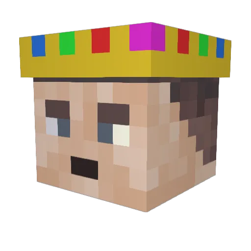 Josiah1919 Minecraft avatar head, 3D render