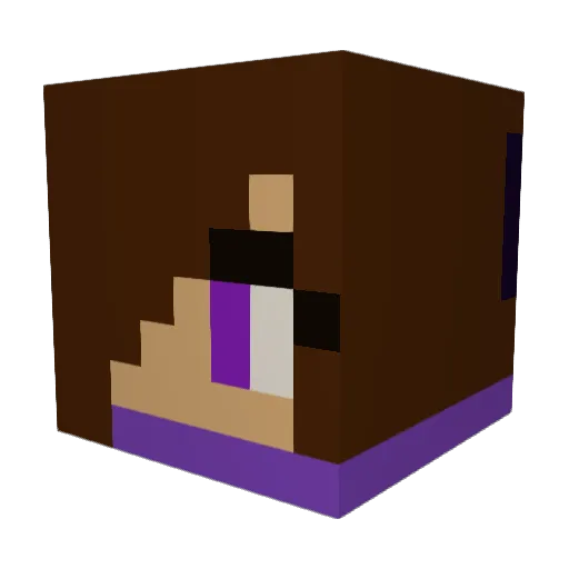 Josiah25 Minecraft avatar head, 3D render