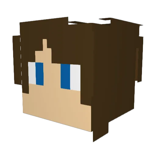JosiahVerge Minecraft avatar head, 3D render