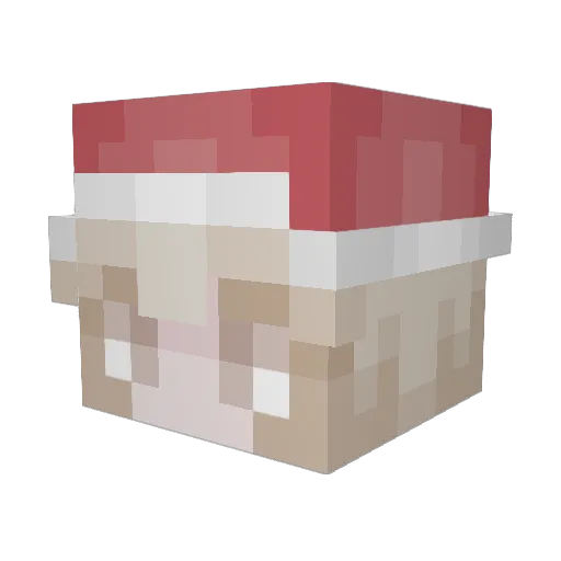 Josieeeeee Minecraft avatar head, 3D render
