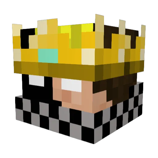 Joske013 Minecraft avatar head, 3D render
