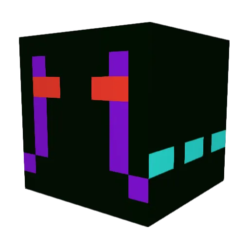 Josmantl Minecraft avatar head, 3D render