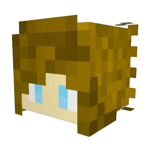 Josnazz Minecraft avatar head, 3D render