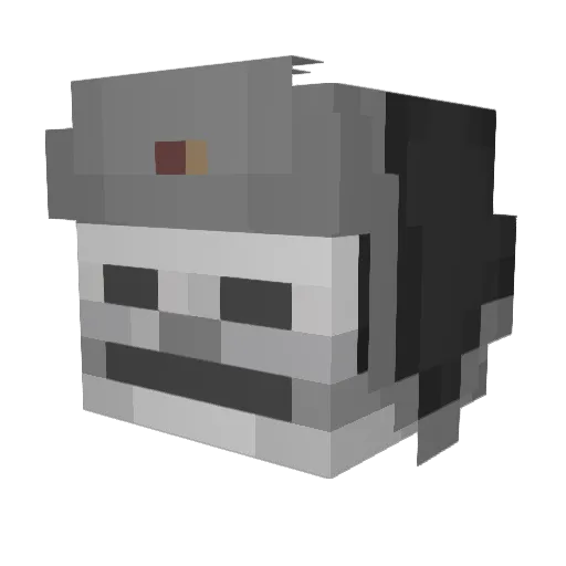Josno1991 Minecraft avatar head, 3D render
