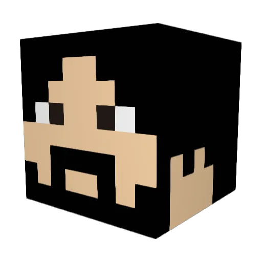 Joso243 Minecraft avatar head, 3D render