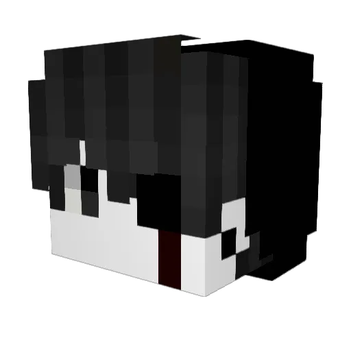 Josque Minecraft avatar head, 3D render