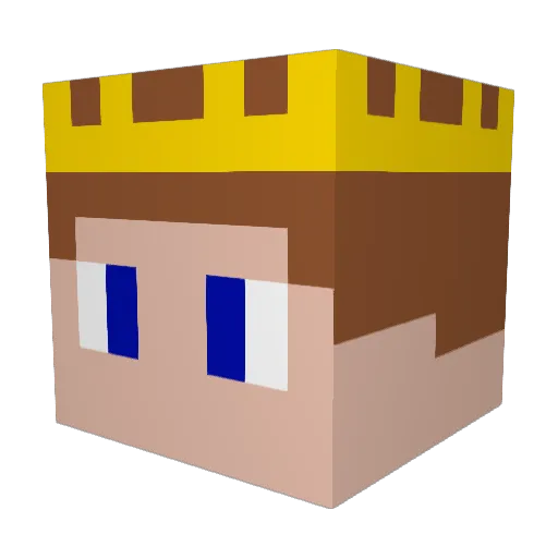 JossBossCandy Minecraft avatar head, 3D render